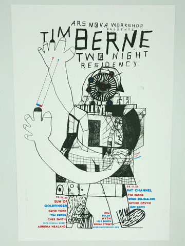 Tim Berne Residency 2023 Poster