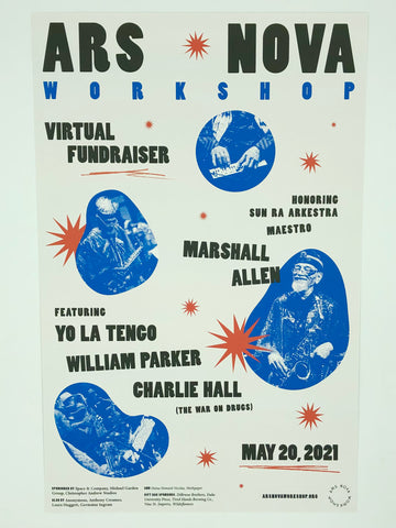 ANW Virtual Fundraiser 2021 Honoring Marshall Allen Poster