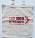 October Revolution Tote Bag (Red Text)