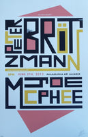 Peter Brötzmann + Joe McPhee June 2013 Poster