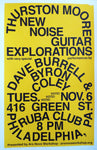 Thurston Moore New Noise Guitar Explorations Poster